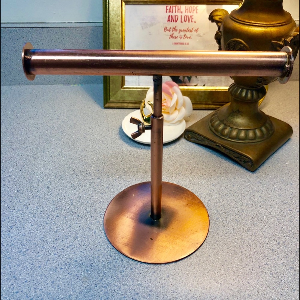 Bracelet / Necklace Display Rack Copper